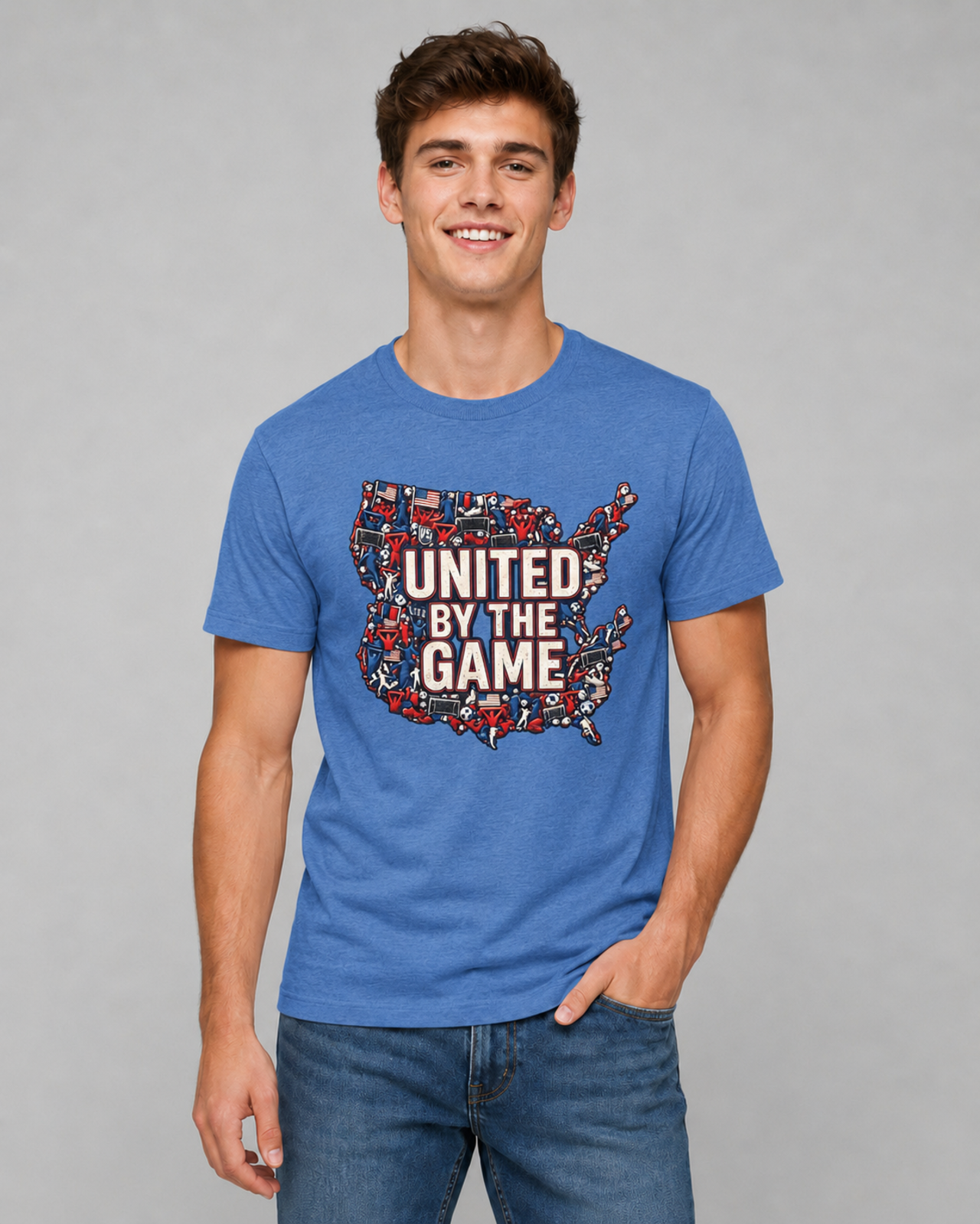 We The People USA Soccer Fan T-Shirt