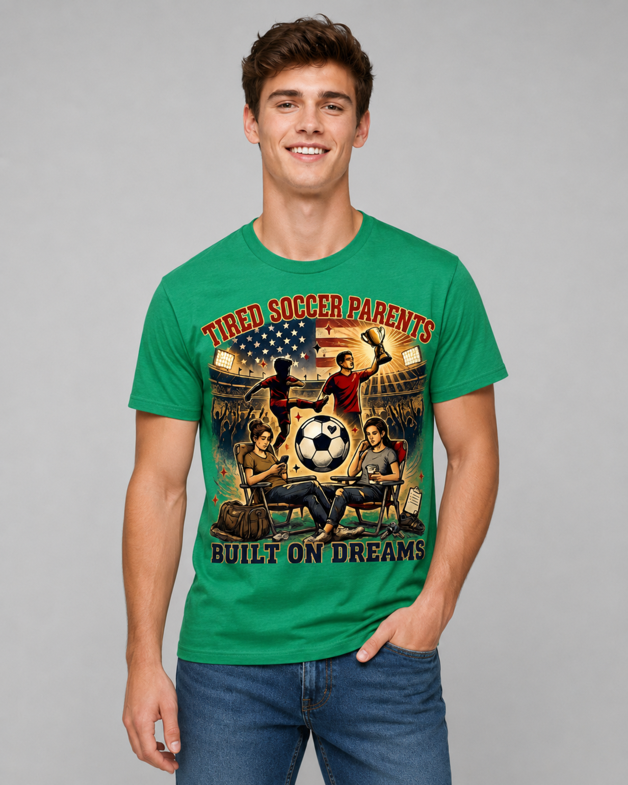 USA Soccer Fan Gift for Men and Women