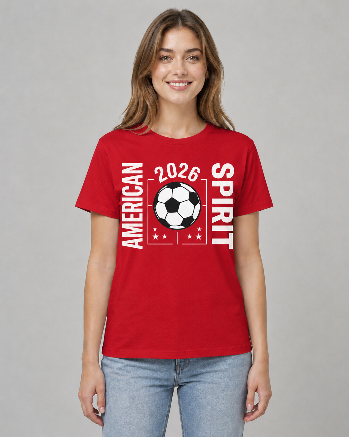 American Spirit Patriotic Soccer Tee