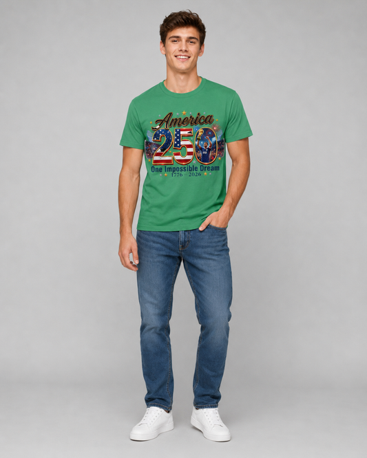 1776–2026 Patriotic Soccer Fan Tee