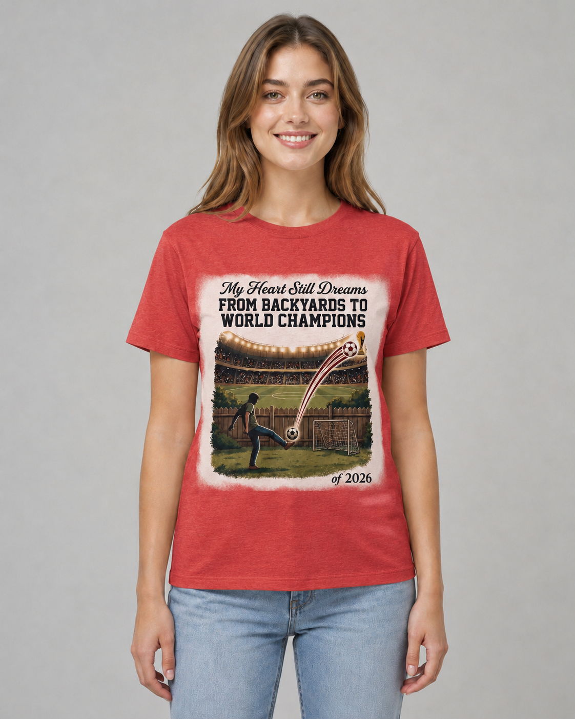 American Soccer Supporter Graphic Tee