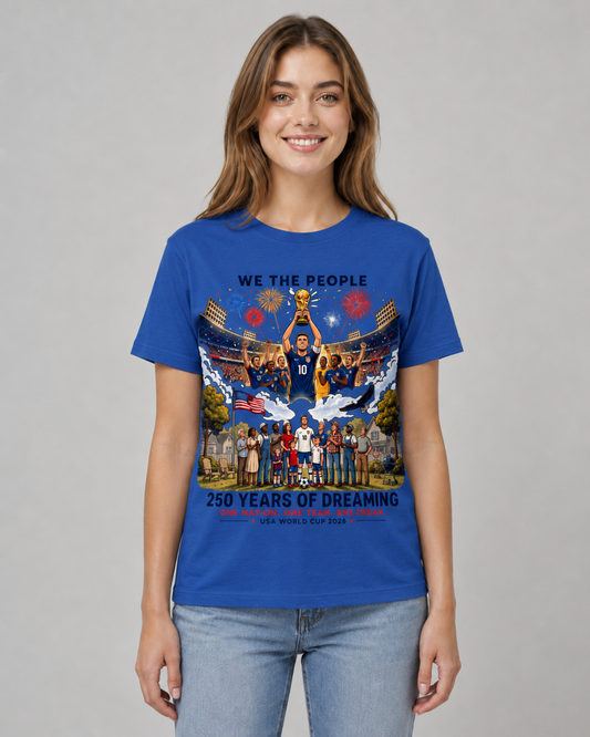 1776–2026 Patriotic Soccer T-Shirt