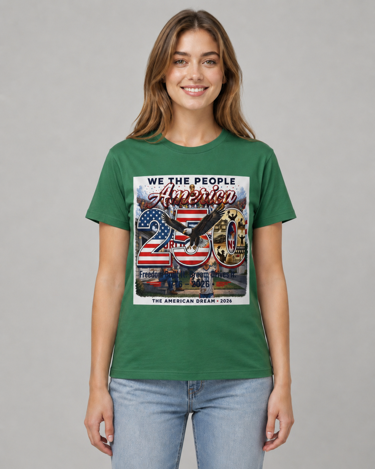 1776–2026 Patriotic Soccer T-Shirt