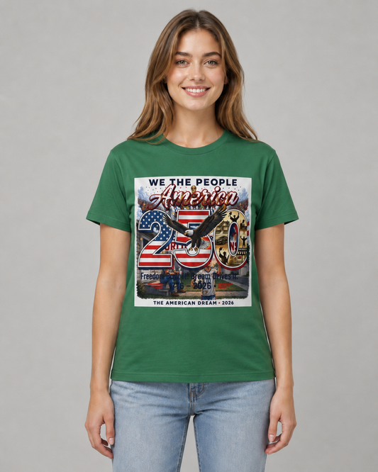 1776–2026 Patriotic Soccer T-Shirt