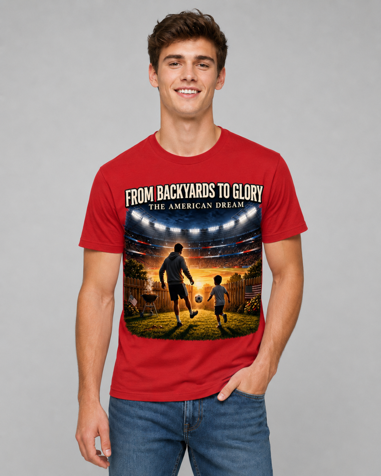 Vintage USA Soccer 2026 Fan Shirt