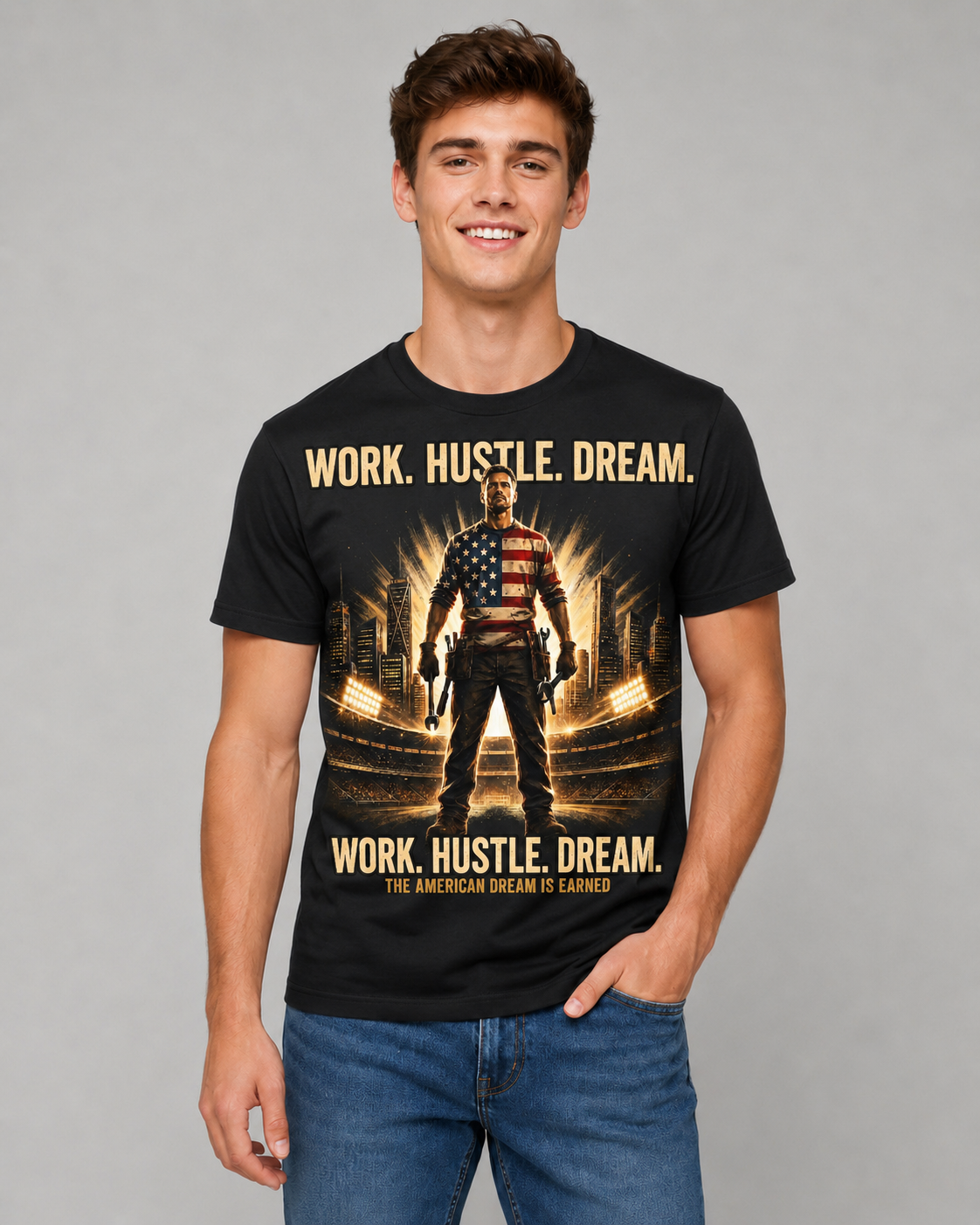 Patriotic USA Soccer Game Day Shirt