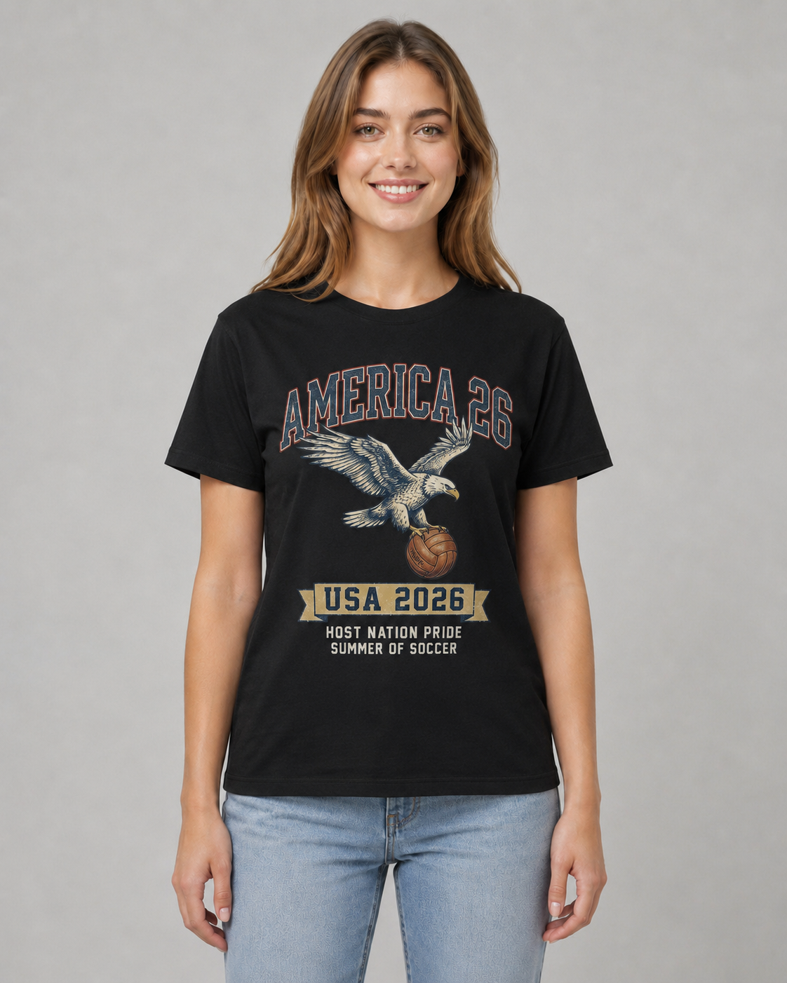 America 26 Varsity Eagle T-Shirt