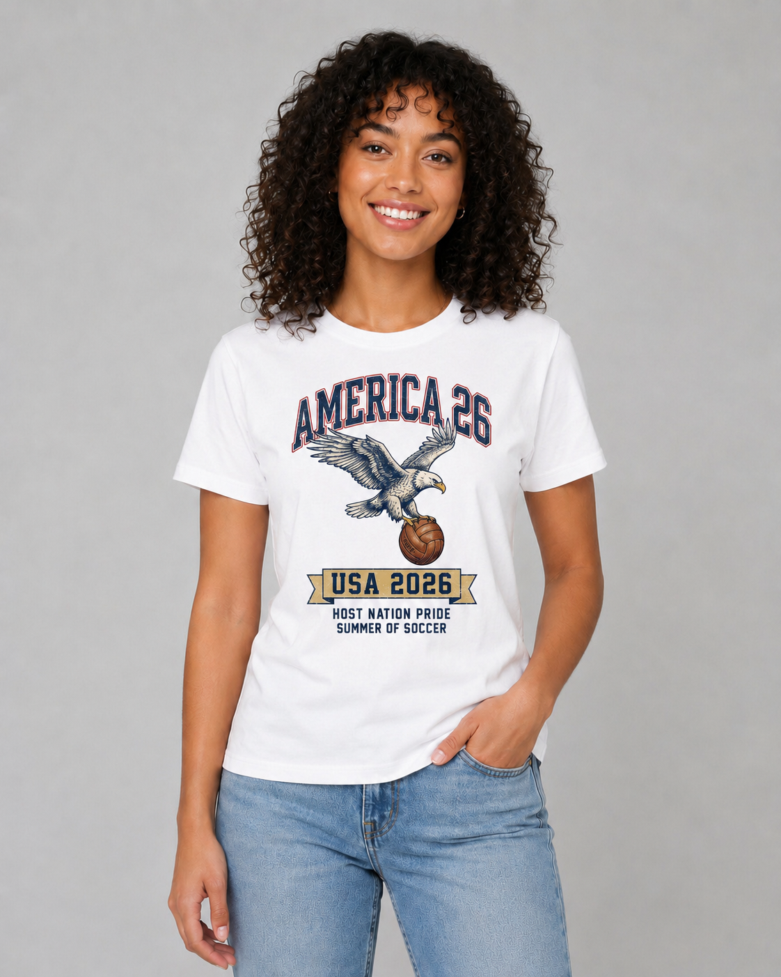 America 26 Varsity Eagle T-Shirt