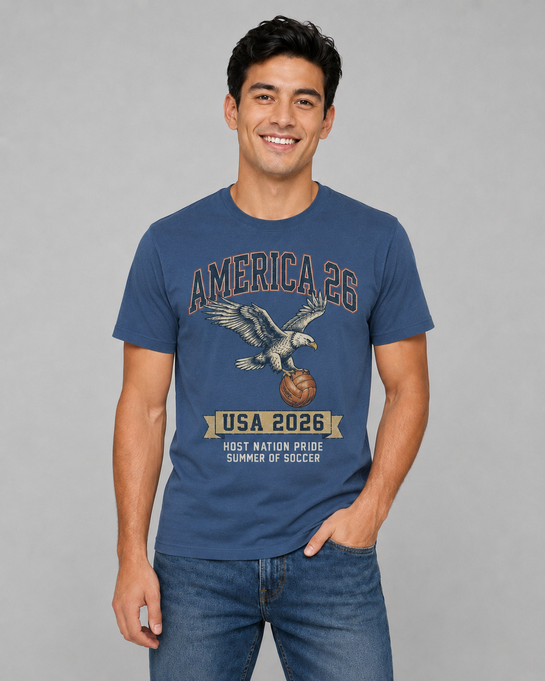America 26 Varsity Eagle T-Shirt