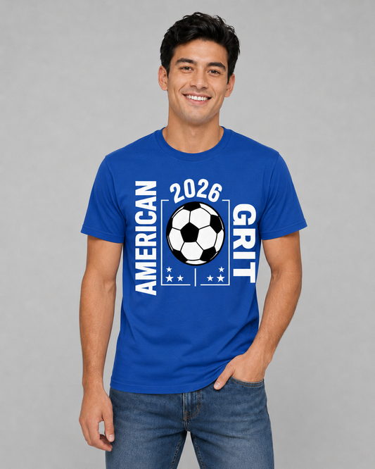 American Grit Patriotic Soccer Tee