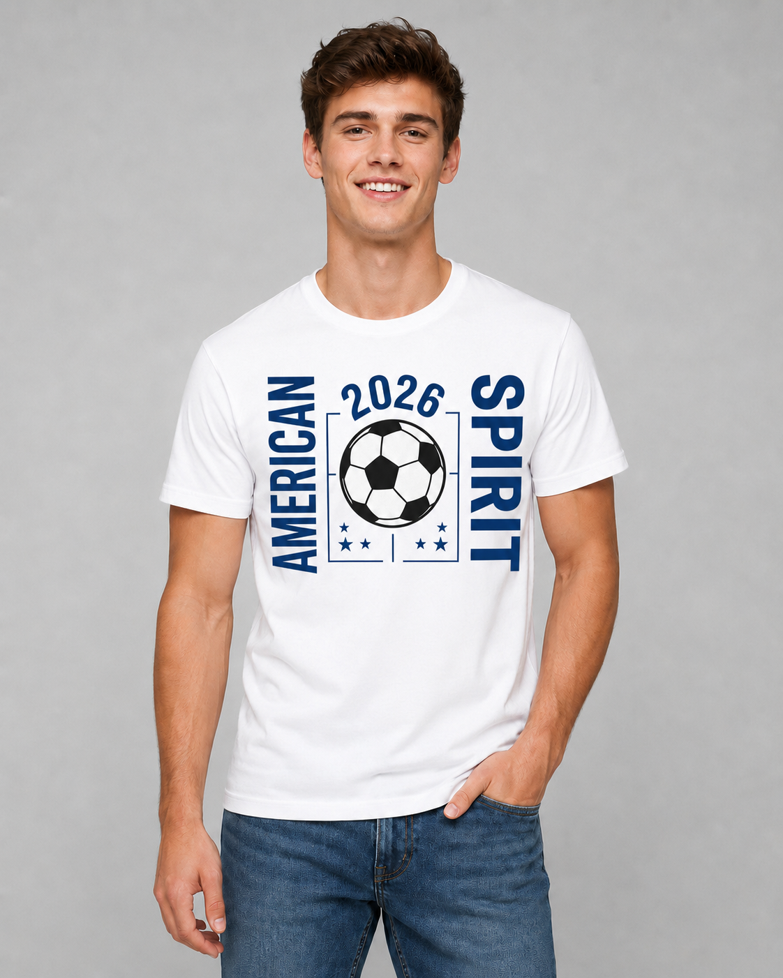 American Spirit Patriotic Soccer Tee