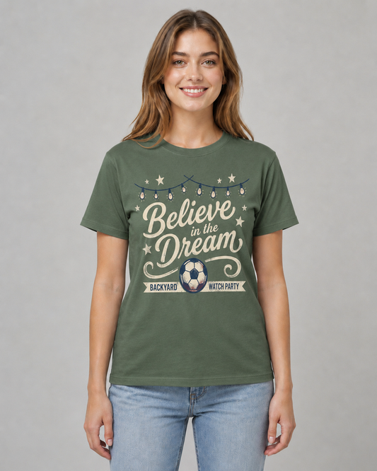 Believe in the Dream USA Soccer T-Shirt