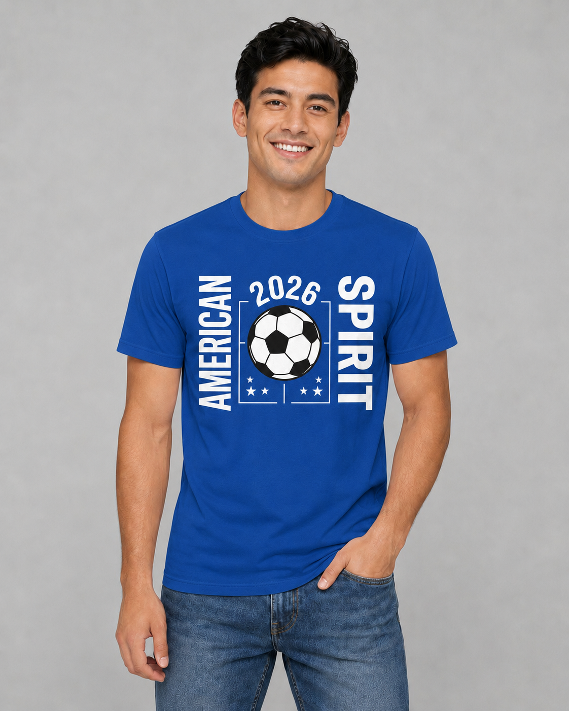 America 26 Patriotic Soccer Tee