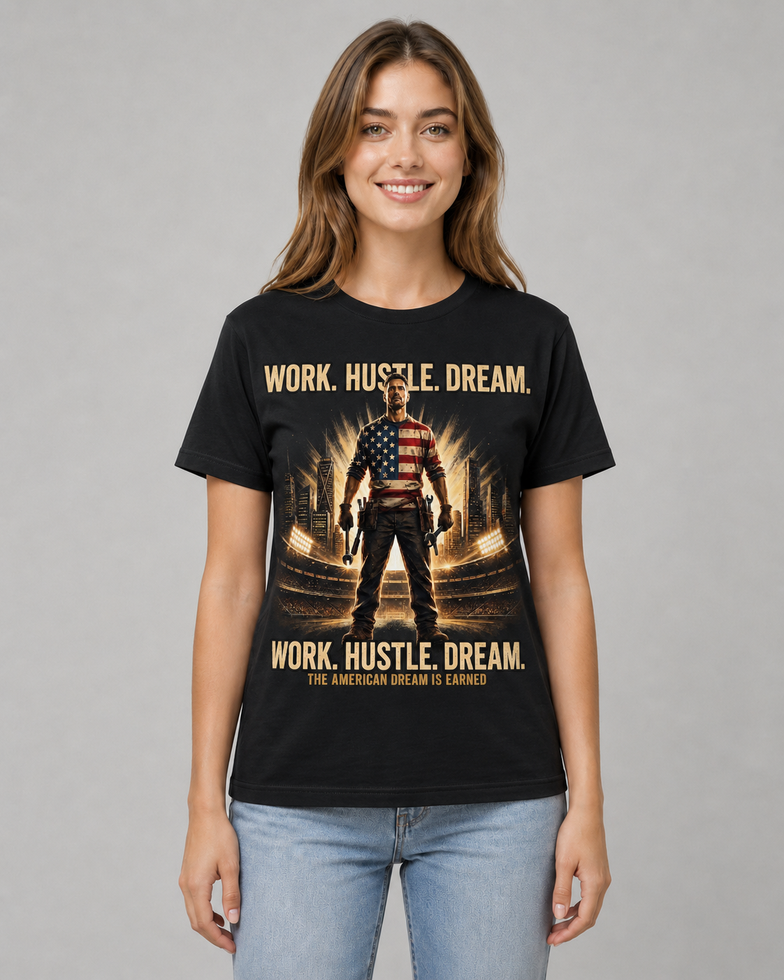 Patriotic USA Soccer Game Day Shirt