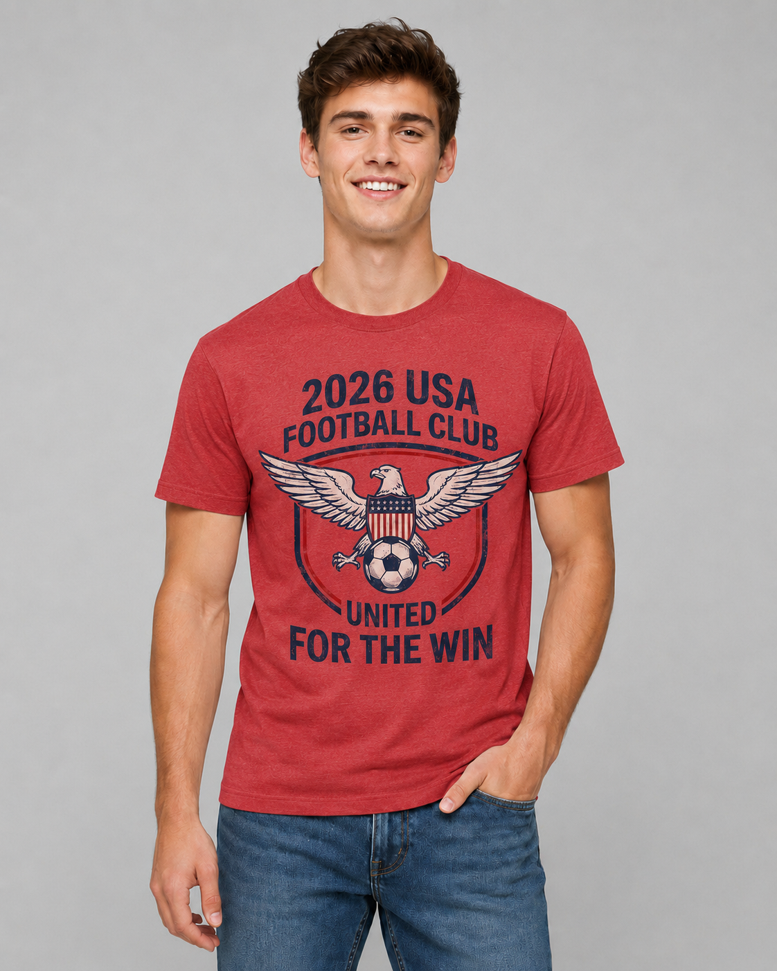 Patriotic 2026 USA Supporters Tee