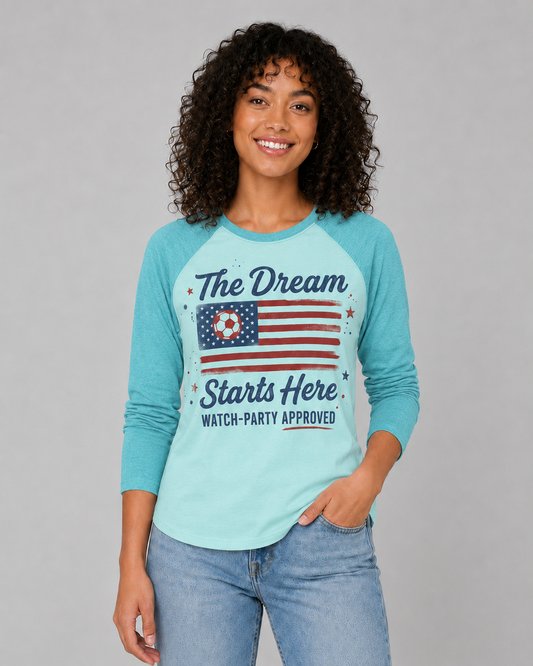 The Dream Starts Here USA 2026 Watch Party Tee